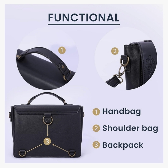 Alice in Wonderland Backpack Handbag - Picture 4 of 16